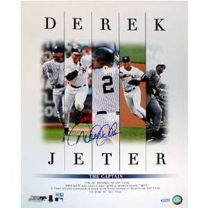  Derek Jeter Autographed Picture   Career Accomplishments 5 