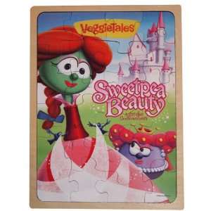  Veggie Tales Sweet Pea Beauty Wooden Puzzle Toys & Games