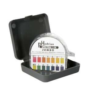   Hydrion Spectral pH Test Paper Dispenser, 0   14 pH, Single Roll Jumbo