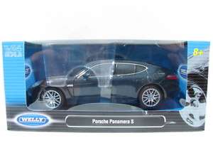 Welly Porsche Panamera S 1/24 W / Box Grey Diecast Car  