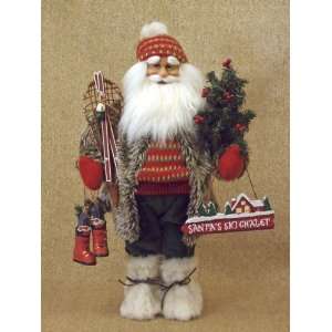  Karen Didion Originals Ski Santa Claus Doll 16