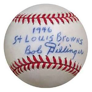  Bob Dillinger 1946 ST. Louis Browns Autographed / Signed 