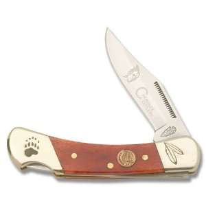  Frost Cherokee Cutlery Warrior Lockback with Red Smooth 