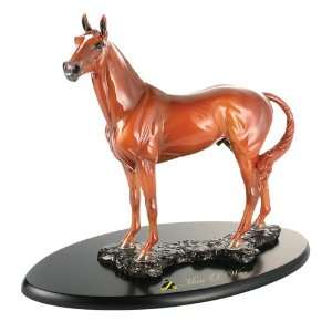   Man O War Race Horse Sculpture, 12 Inch Long, Limited Edition Home