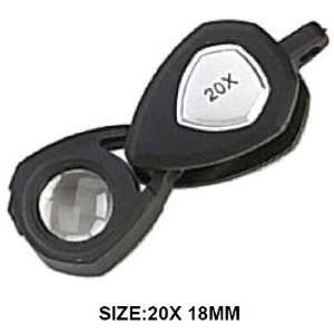  20X,18MM BLACK LOUPE MG 91520