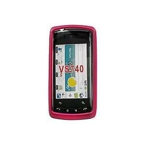  Cellet Hot Pink Rubberized Proguard For LG Ally Cell 