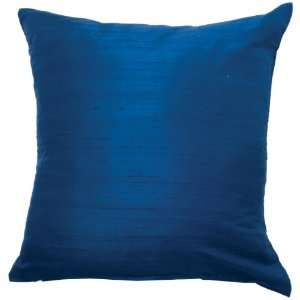    Now Designs Solid Silk Eclipse Blue Pillow Cushion