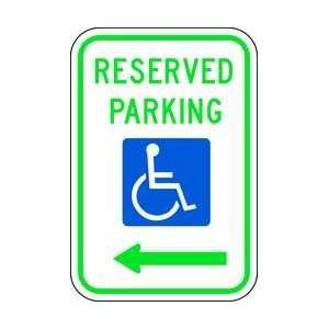 Rsrvd Prkng,handicapped Pic,eg,grn,bl/wt   BRADY  