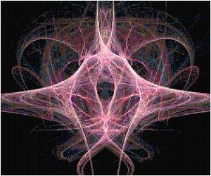 Abstract Fractal Pink Counted Cross Stitch Pattern  