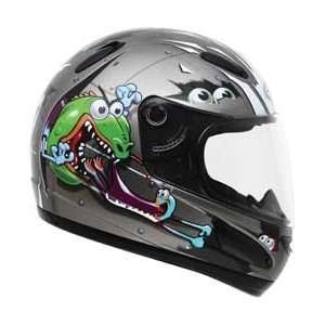   Youth GM39 Lizard Helmet   Youth Medium/Lizard Titanium Automotive