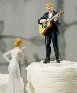  Groom & Bride Blowing Kisses Wedding Cake Topper 068180033058  