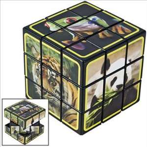  Wildlife Zoo Animals Magic Puzzle Cube Toys & Games