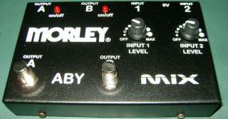Morley ABY MIX Guitar Mixer And Switcher NEW  
