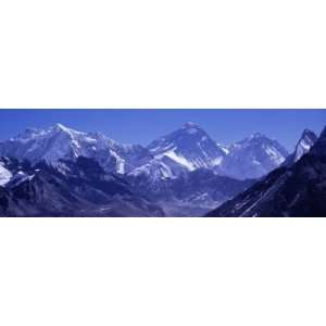  Snow on Mountains, Goyko Valley, Mt Everest, Khumbu, Nepal 