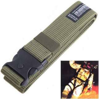 Military Durable Rigid Nylon Webbing Trouser Strap Belt  