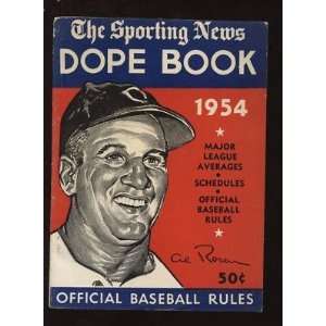   Sporting News Dope Book Al Rosen EX+   MLB Books