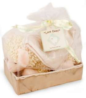   Love Ewe Plush Lamb and Lovie Gift Set by Baby Aspen