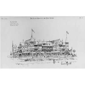  Corpus Christi,Texas,Design for Alta Vista Hotel, c1896 