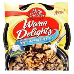 Betty Crocker Warm Delights, Fudgy Chocolate Chip Cookie, 2.9oz (6 