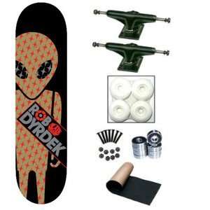 Alien Workshop Dyrdek Gold Foil Soldier 7.75 Skateboard Deck Complete 