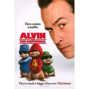  Alvin and the Chipmunks (2007) 27 x 40 Movie Poster Style 