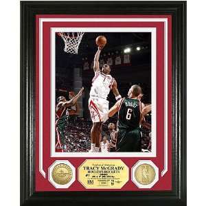  Tracy McGrady Photo Mint W/ Two 24Kt Gold Coins by 