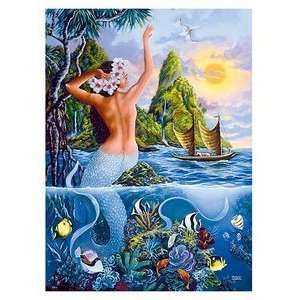  Hawaii Poster Wahine from the Sea 12 x 18 in.