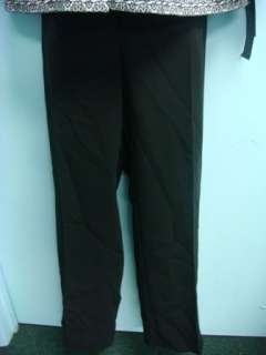 NWT Womens 2pc Black/White Pant Suit by Kasper size 12  