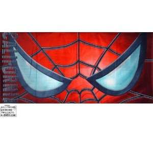  Spiderman Masked Eyes Beach Towel 