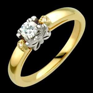  Amore   Classic 14k Gold Diamond Ring   Custom Made 