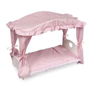    Best Quality Canopy Doll Bed w/Bedding By Badger Toys & Games