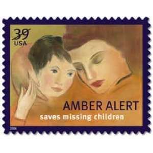 Amber Alert 20 x 39 Cent US Postage Stamps Scot #4031
