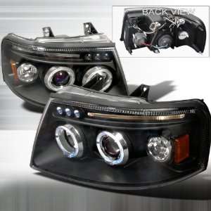  2003   2005 Ford Expedition Projector Headlights   Black 