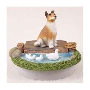  Smooth Hair Collie Candle Topper Tiny One A Day on the 