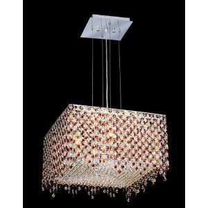 Amazing square drip shaped crystal chandelier lighting EL394D18 TO