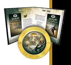 Green Bay Packers NFL Football Medallions & Album Collection 2009 