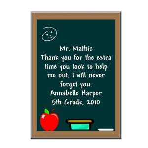  Thank You Teacher Plaque with Easel 
