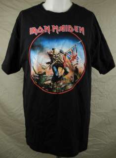 Iron Maiden The Trooper Crazy Eddie The Head T shirt Large Black Piece 
