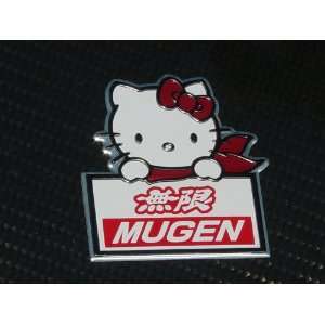  Honda Acura Mugen Hello Kitty JDM Emblem Badge Automotive