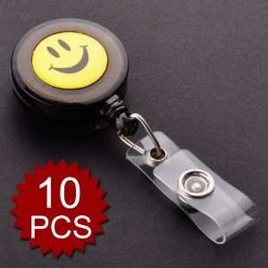  Black Smile Face ID Card Reels 10 PCS