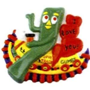  Gumby Love Train Ceramic Magnet   Discontinued Kitchen 