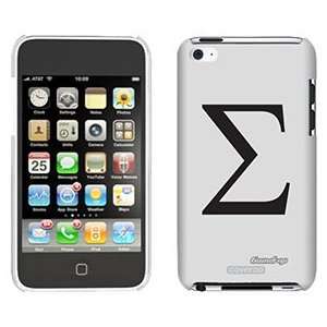  Greek Letter Sigma on iPod Touch 4 Gumdrop Air Shell Case 