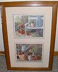 Homco Home Interiors Picture Joan Cole Two Prints One 