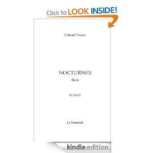 Nocturnes (French Edition) Gabriel Notot  Kindle Store