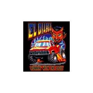  T shirts Tough Enough The Devil with Racing Car XXL 