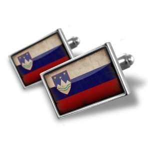  Cufflinks Slovenia Flag   Hand Made Cuff Links A MANS 