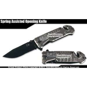  Spring Assisted Opening Knife US Army Rescue Folder Half 