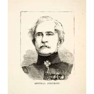  1871 Wood Engraving German General Karl Friedrich Von 