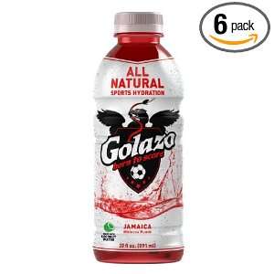 Golazo Sports Hydration Drink, Jamaica Hibiscus Punch, 20 Ounce 