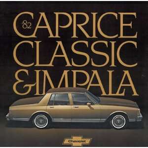  1982 Chevrolet Chevy Caprice Classic and Impala Sales 
